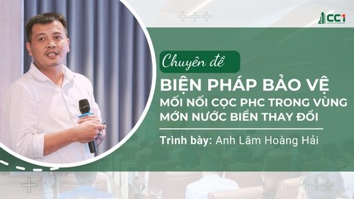 Biện pháp bảo vệ mối nối cọc PHC trong vùng nước biển thay đổi